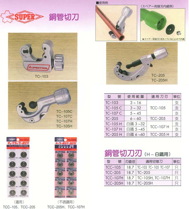 中壢五金,桃園五金,五金批發,五金行,手工具類,銅管切刀/刀刃