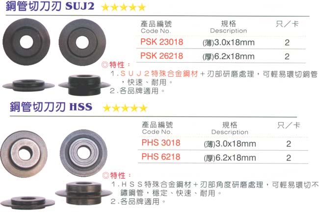 中壢五金,桃園五金,五金批發,五金行,手工具類,銅管切刀刃