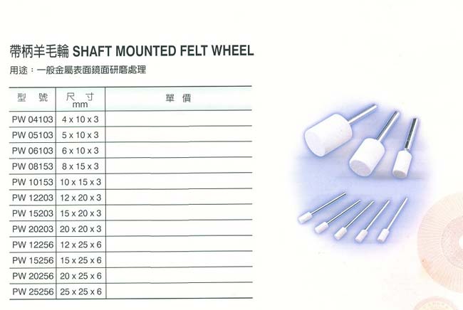 中壢五金,桃園五金,五金批發,五金行,研磨材料類,帶柄羊毛輪