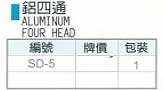 中壢五金,桃園五金,五金批發,五金行,氣動油壓工具類,日式鋁四通