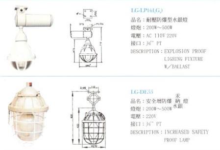 中壢五金,桃園五金,五金批發,五金行,防爆材料,耐壓防爆型水銀燈
