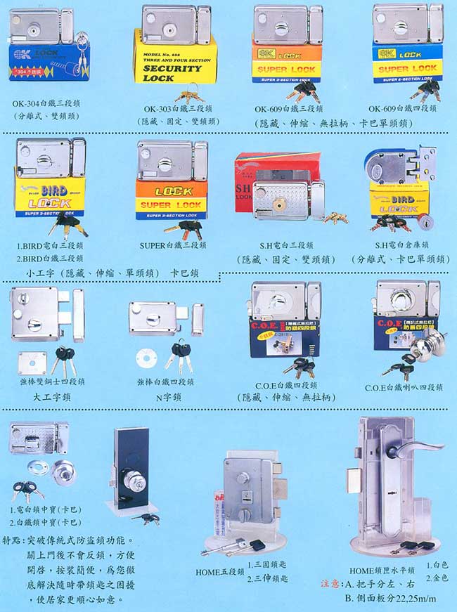 防盜門鎖系列1