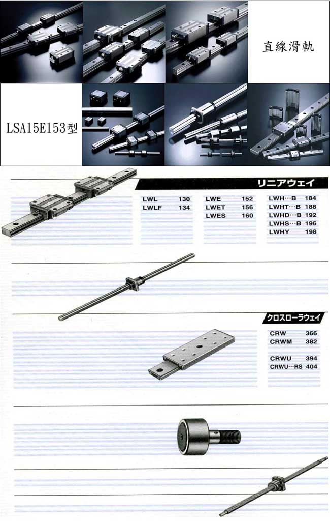中壢五金,桃園五金,五金批發,五金行,培林、鏈條、螺絲,直線滑軌  LSA15E153型