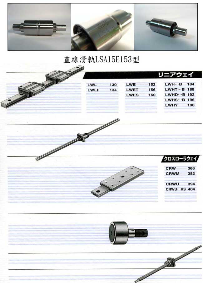 中壢五金,桃園五金,五金批發,五金行,培林、鏈條、螺絲,直線滑軌 LSA15E153型