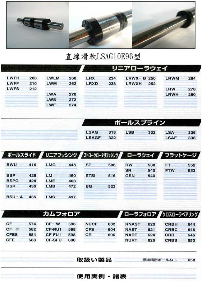 中壢五金,桃園五金,五金批發,五金行,培林、鏈條、螺絲,直線滑軌 LSAG10E96型