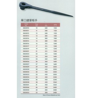 單口建築板手
