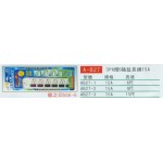 3P6燈6插延長線15A